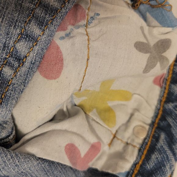 Women’s Vintage Bubblegum Denim Shorts Size 5/6 - Picture 10 of 11